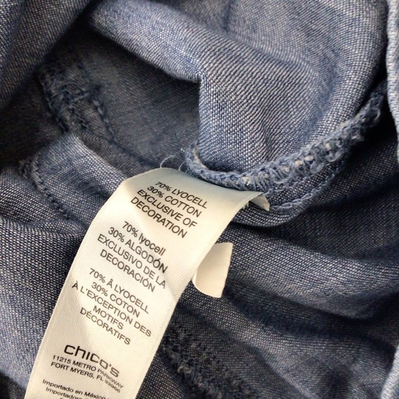 Chicos jacket bird small blue women - Picture 11 of 13